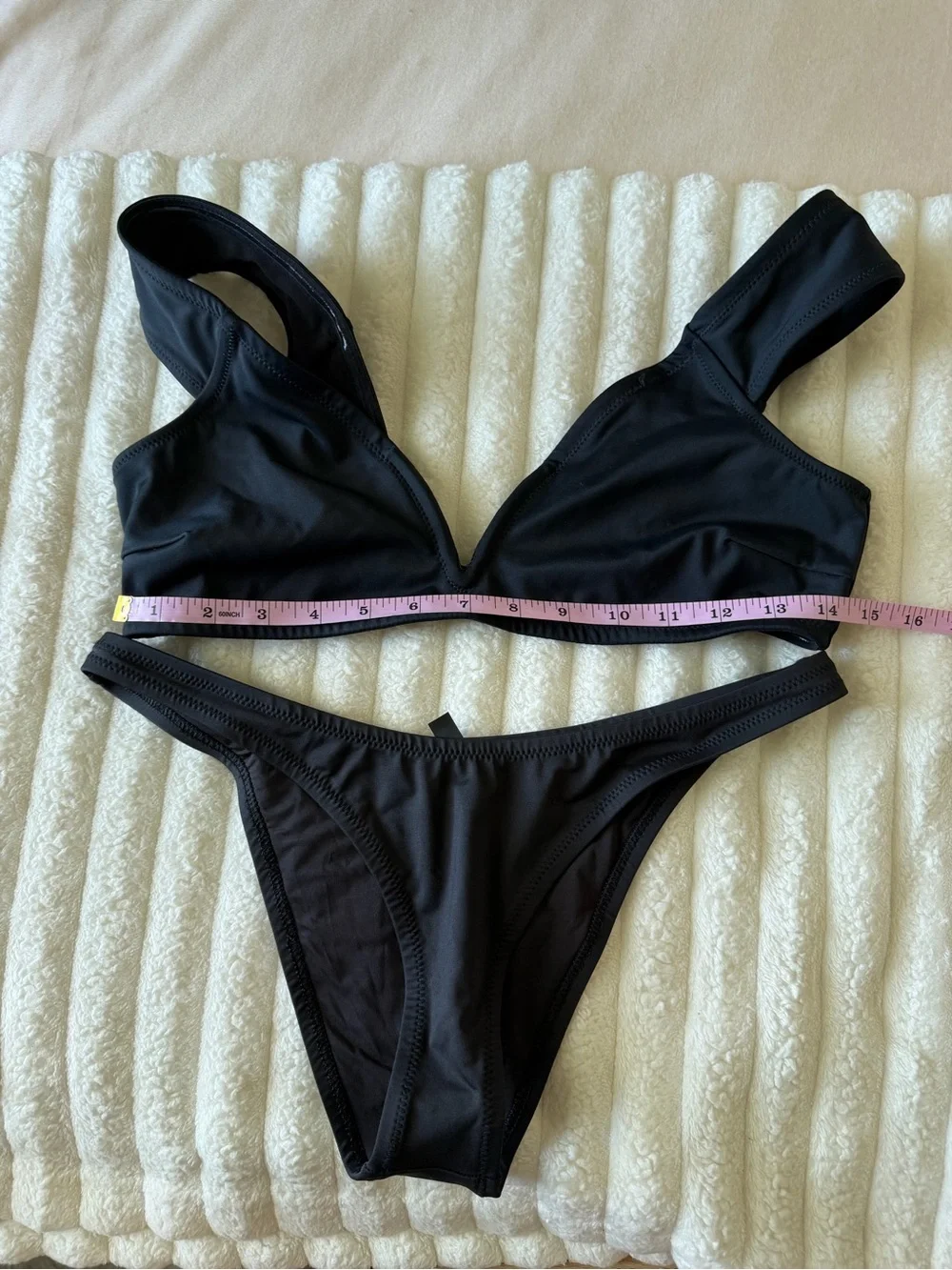 NWOT SKIMS Black Two-Piece Bikini Set